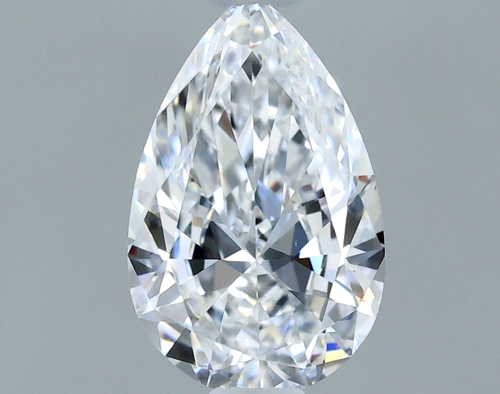 0.4 carat D-VVS2 Natūralus Pear Deimantas (1)