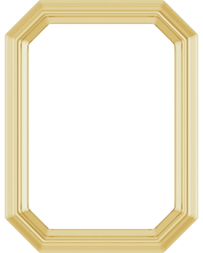 Pakabukas „Solitaire Slide“ 585 Geltonojo Aukso Emerald 7mm x 5mm (1)