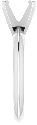 Sužadėtuvių Žiedas „Solitaire“ 585 Baltojo Aukso Round 7mm (4)