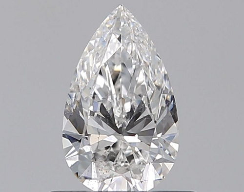 0.5 carat E-SI1 Natūralus Pear Deimantas (1)