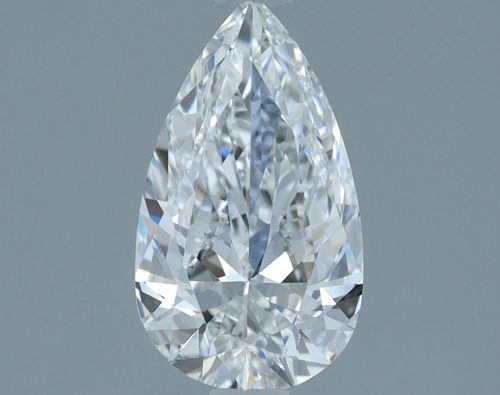 1.01 carat D-VVS1 Natūralus Pear Deimantas (1)