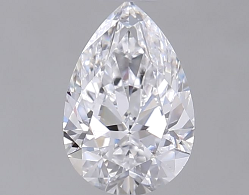 0.5 carat D-VS2 Natūralus Pear Deimantas (1)