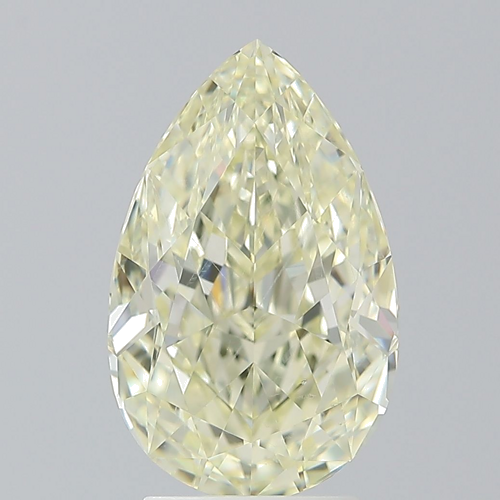 3.51 carat Violet-SI2 Natūralus Pear Deimantas (1)