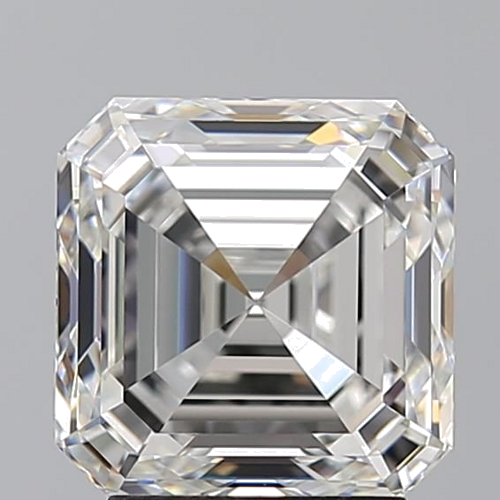 3.24 carat G-VVS2 Natūralus Asscher Deimantas (1)