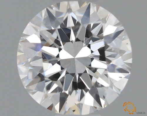 0.51 carat F-SI1 Excellent cut Natūralus Round Deimantas (1)