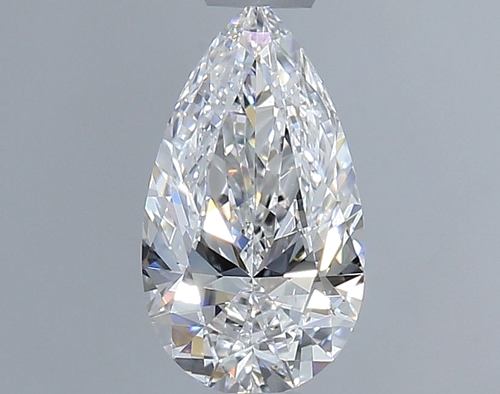 0.5 carat D-VVS1 Natūralus Pear Deimantas (1)