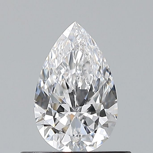 0.5 carat D-VS1 Natūralus Pear Deimantas (1)