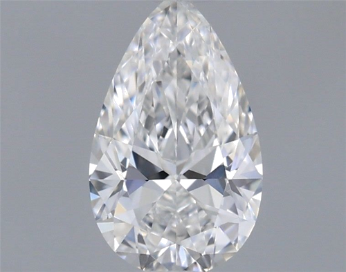 0.43 carat E-VVS1 Natūralus Pear Deimantas (1)