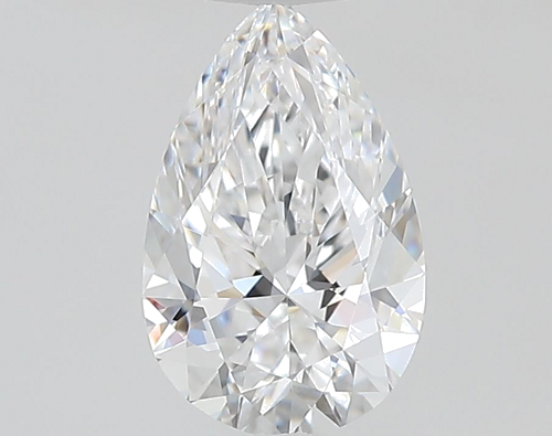 0.68 carat D-VVS1 Natūralus Pear Deimantas (1)