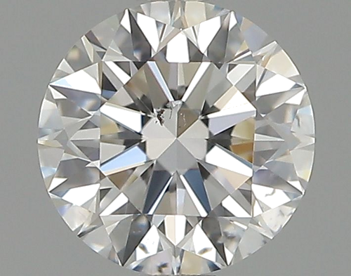 0.5 carat F-SI1 Excellent cut Natūralus Round Deimantas (1)