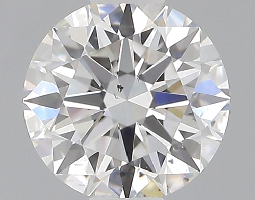 0.42 carat F-SI1 Excellent cut Natūralus Round Deimantas (1)