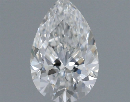 0.52 carat F-VS2 Natūralus Pear Deimantas (1)