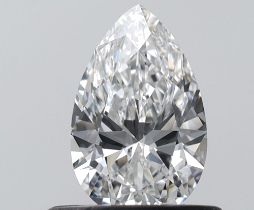 0.51 carat F-VVS2 Natūralus Pear Deimantas (1)