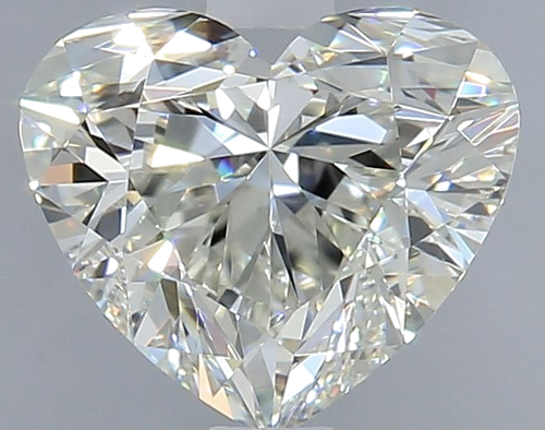 1.0 carat J-VVS1 Natūralus Heart Deimantas (1)