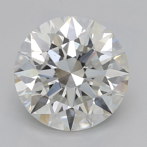 3.01 carat I-SI1 Excellent cut Natūralus Round Deimantas (1)