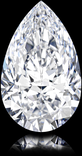 5.08 carat D-VVS2 Natūralus Pear Deimantas (1)