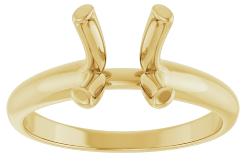 Sužadėtuvių Žiedas „Solitaire“ 10k yellow gold Oval 10mm x 8mm (3)