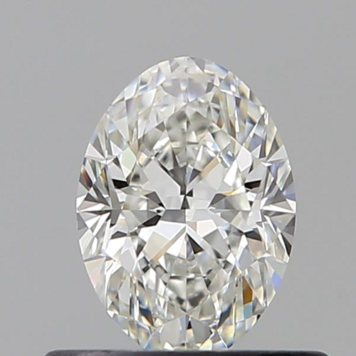 0.51 carat G-VVS2 Natūralus Oval Deimantas (1)
