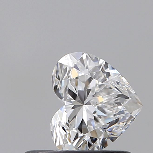 0.52 carat D-VS2 Natūralus Heart Deimantas (1)