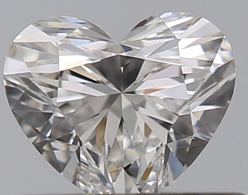 0.4 carat F-VVS2 Natūralus Heart Deimantas (1)