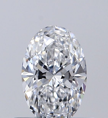 0.44 carat D-VVS2 Natūralus Oval Deimantas (1)
