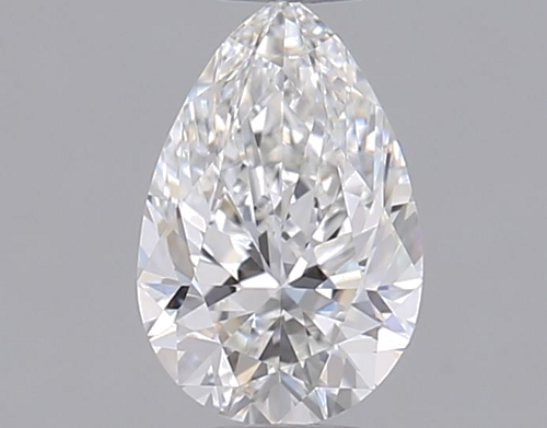 0.52 carat G-VVS2 Natūralus Pear Deimantas (1)