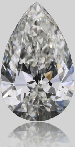 0.5 carat G-VVS1 Natūralus Pear Deimantas (1)