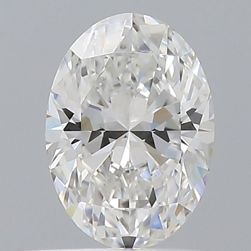 0.5 carat F-VVS2 Natūralus Oval Deimantas (1)
