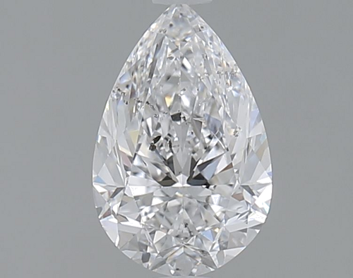1.2 carat D-SI2 Natūralus Pear Deimantas (1)