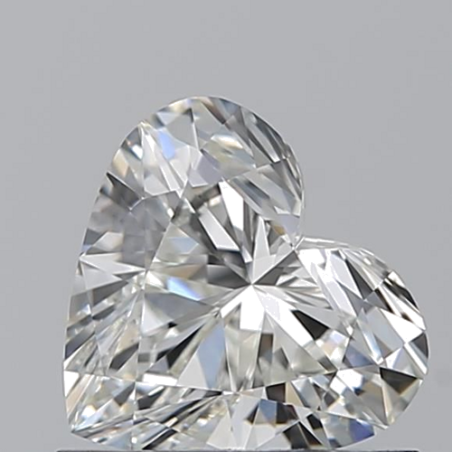 0.72 carat I-VVS1 Natūralus Heart Deimantas (1)