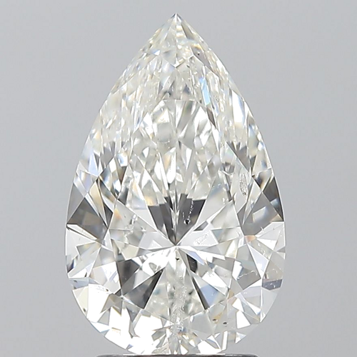 2.51 carat H-SI2 Natūralus Pear Deimantas (1)