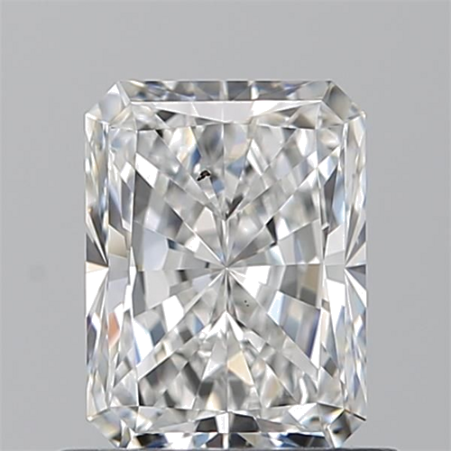 0.91 carat F-SI1 Natūralus Radiant Deimantas (1)