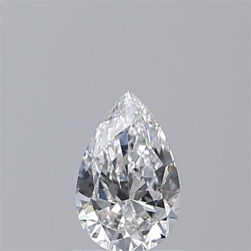 0.7 carat D-VS1 Natūralus Pear Deimantas (1)