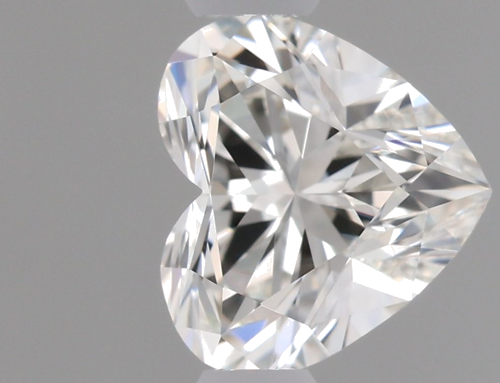 0.5 carat J-VVS2 Natūralus Heart Deimantas (1)