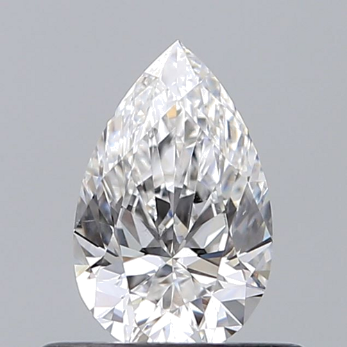 0.5 carat D-VS2 Natūralus Pear Deimantas (1)