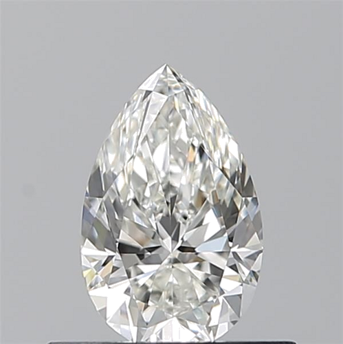 0.5 carat H-VS1 Natūralus Pear Deimantas (1)