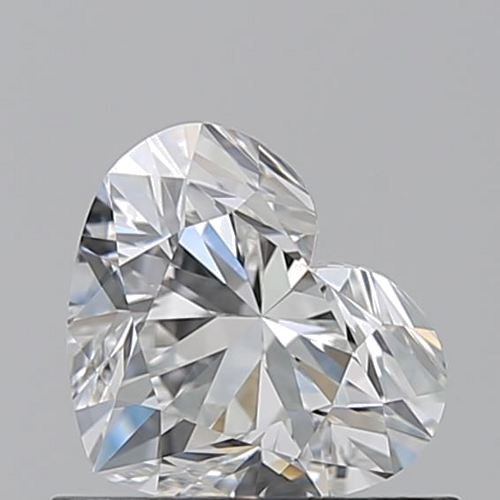 0.7 carat G-VVS1 Natūralus Heart Deimantas (1)
