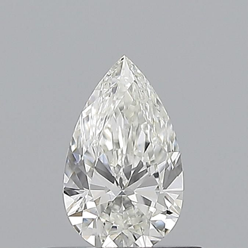 0.5 carat H-VVS2 Natūralus Pear Deimantas (1)