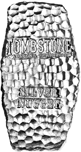 1 кг серебряный слиток Tombstone США (2)