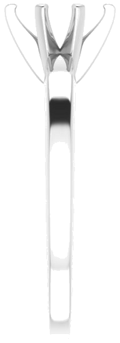 14K White 7x3.5 mm Marquise Solitaire Engagement Ring Mounting (4)