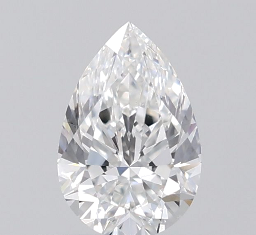 0.5 carat E-VS2 Natūralus Pear Deimantas (1)