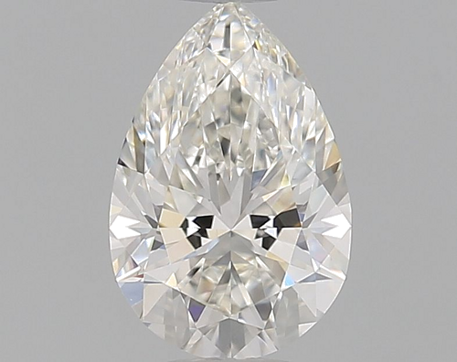 0.55 carat I-VVS2 Natūralus Pear Deimantas (1)