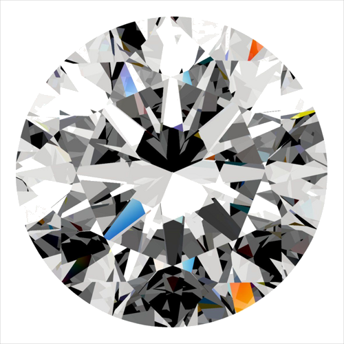 0.34 carat E-VS1 Excellent cut Natūralus Round Deimantas (1)