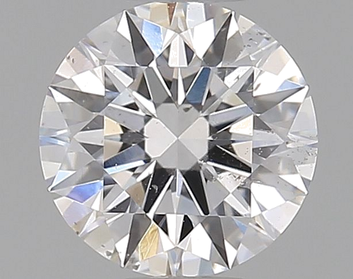 0.52 carat F-SI2 Excellent cut Natūralus Round Deimantas (1)