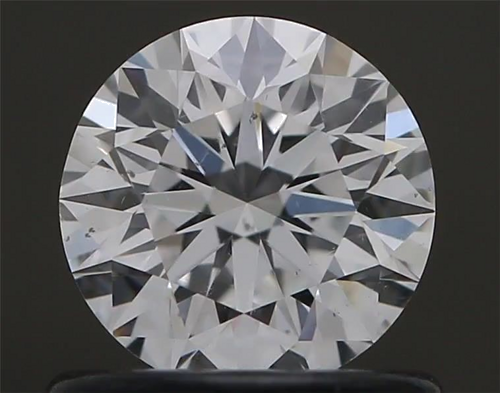 0.66 carat D-SI1 Excellent cut Natūralus Round Deimantas (1)