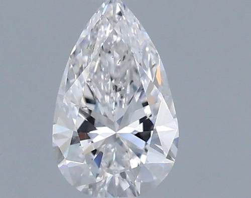 0.45 carat E-SI2 Natūralus Pear Deimantas (1)