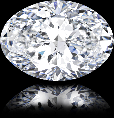 4.02 carat D-SI2 Natūralus Oval Deimantas (1)