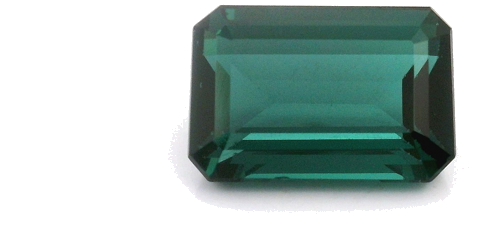 4.49 carat BLUE STEP cut Octagonal Tourmaline (1)