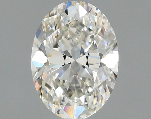 0.7 carat I-SI1 Natūralus Oval Deimantas (1)