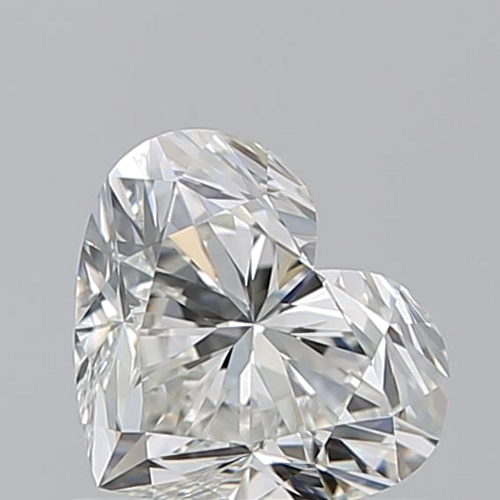 1.01 carat I-VVS1 Natūralus Heart Deimantas (1)
